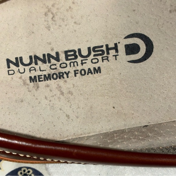 Nunn Bush Men's Cale Cognac Memory Foam Slip-On Leather Loafer Sz 11 Worn Once - Picture 9 of 10